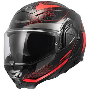 Flip-up moto ķivere LS2 FF910 Advant II Astral sarkans