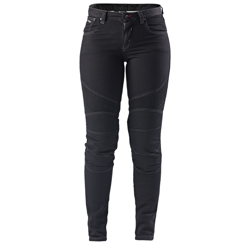 Sieviešu Furygan Purdey Evo Slim Black motocikla džinsi