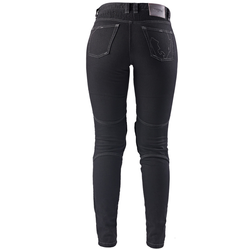 Sieviešu Furygan Purdey Evo Slim Black motocikla džinsi