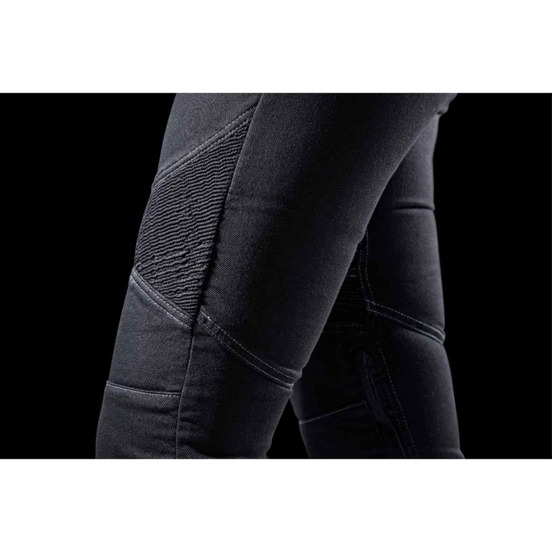 Sieviešu Furygan Purdey Evo Slim Black motocikla džinsi