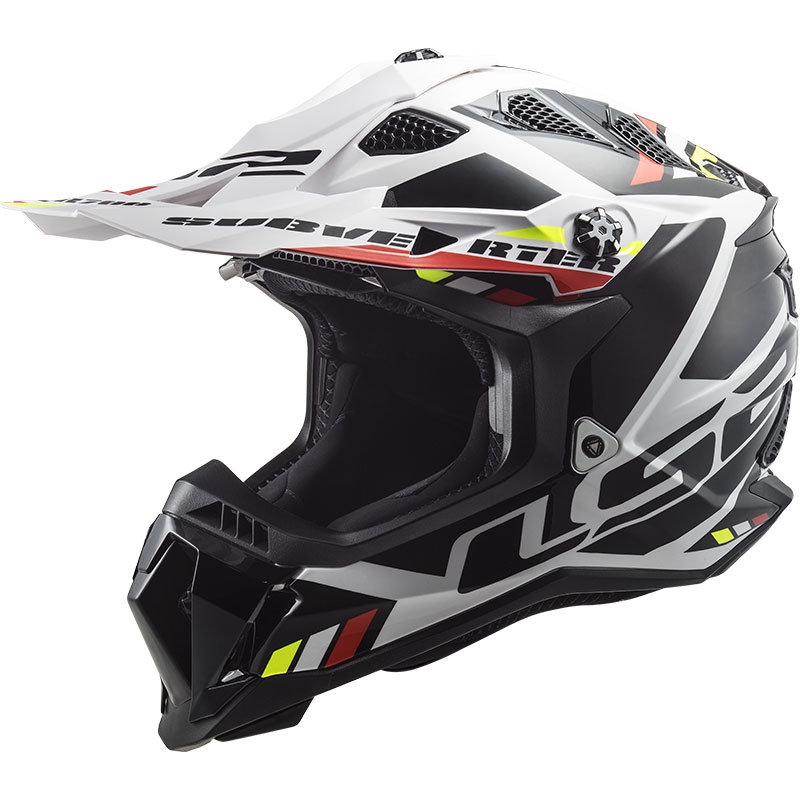 Motokrosová helma LS2 MX700 Subverter Stomp bílo-černá