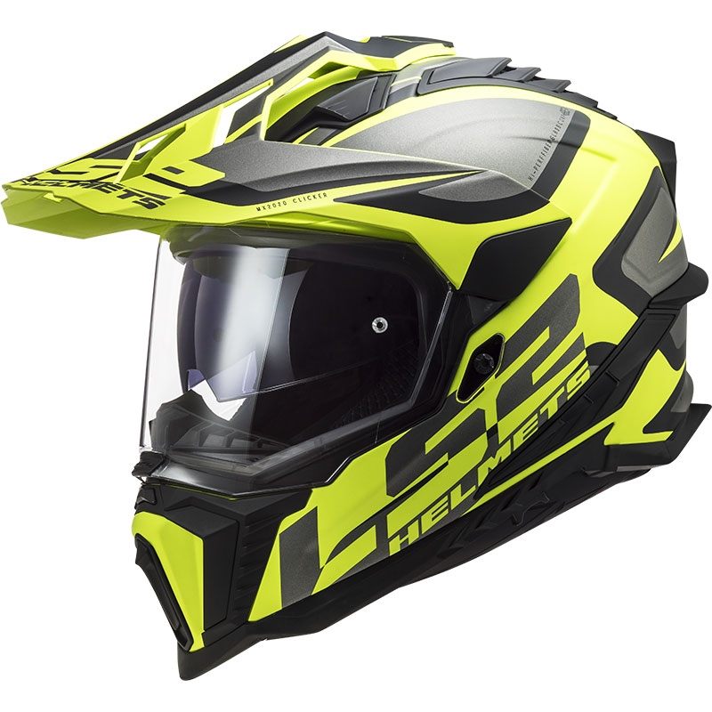 Enduro moto ķivere LS2 MX701 C Explorer Alter matēta melna-fluo dzeltena