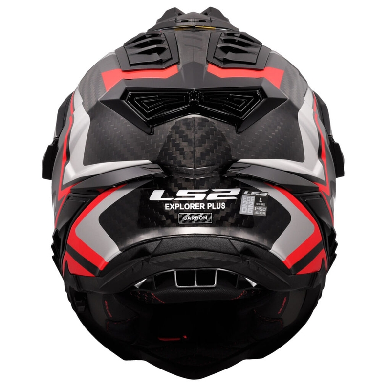 Enduro moto ķivere LS2 MX701 Explorer C Frontier II sarkana
