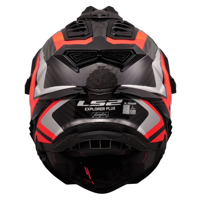 Enduro moto ķivere LS2 MX701 Explorer C Frontier II oranža