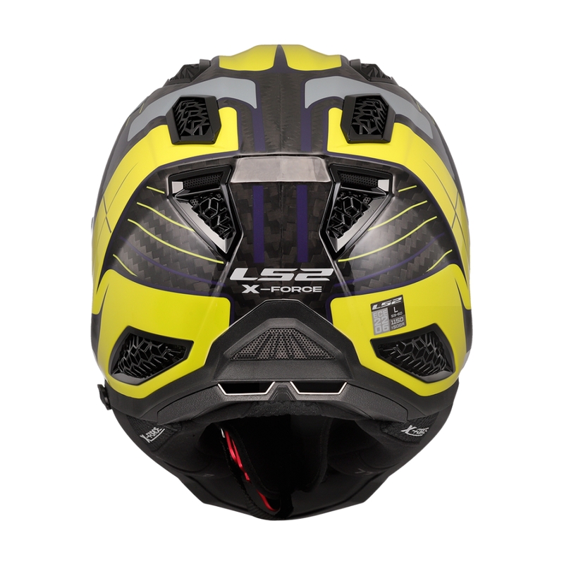 Motokrosa ķivere LS2 MX703 X-Force Galuo pelēka-fluo dzeltena