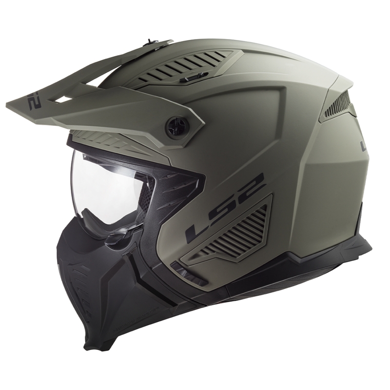 Moto ķivere LS2 OF606 Drifter Solid matēta smilšu krāsā