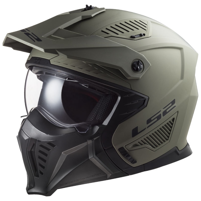 Moto ķivere LS2 OF606 Drifter Solid matēta smilšu krāsā