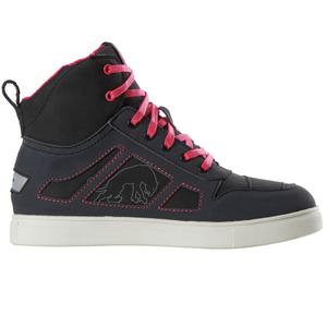 Furygan Angie D3O® melni un rozā motocikla zābaki