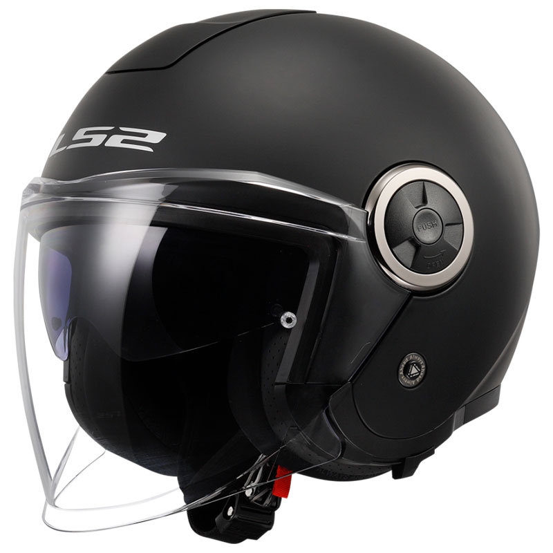 LS2 OF620 Classy Solid Open motociklu ķivere matēts melns