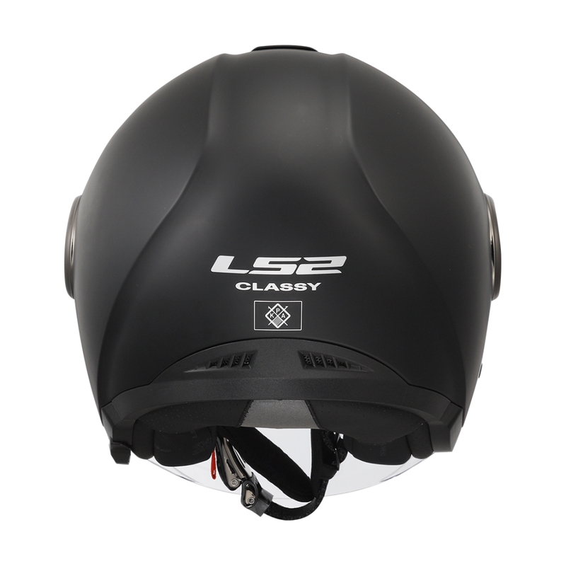 LS2 OF620 Classy Solid Open motociklu ķivere matēts melns
