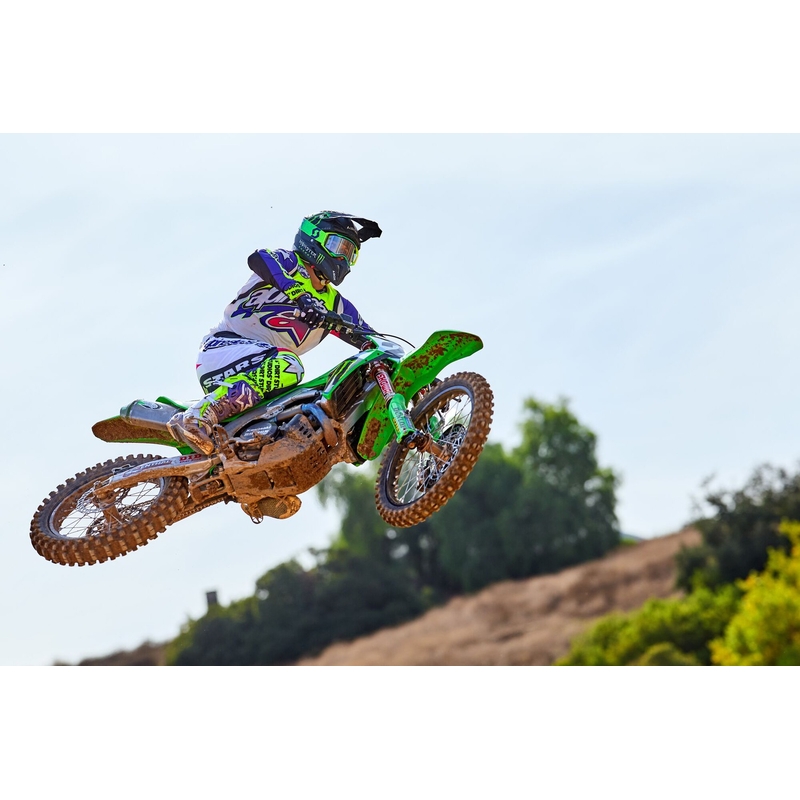 Alpinestars Supertech SX limitētā Dirt Studios balta-violeti-rozā-fluo dzeltena motokrosa krekliņš