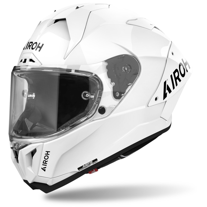 Integrēta motocikla ķivere Airoh GP800 FIM Carbon balta