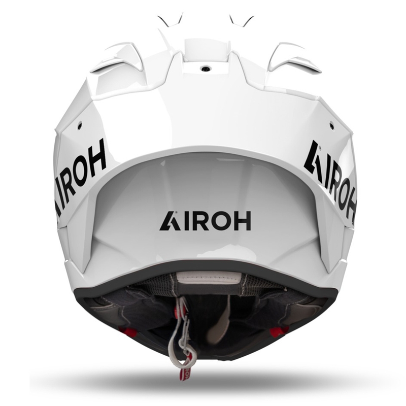 Integrēta motocikla ķivere Airoh GP800 FIM Carbon balta