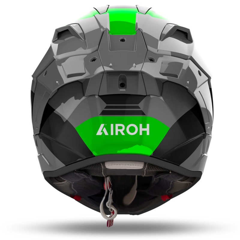 Airoh GP800 Competition fluo zaļa integrālā motocikla ķivere