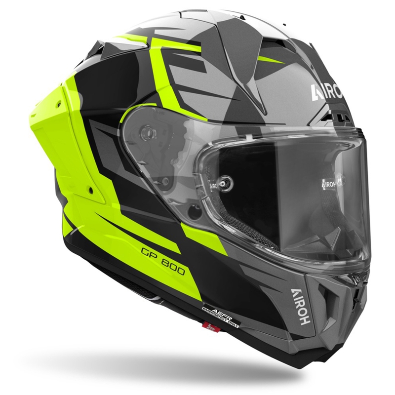 Integrēta ķivere motociklam Airoh GP800 Master dzeltena