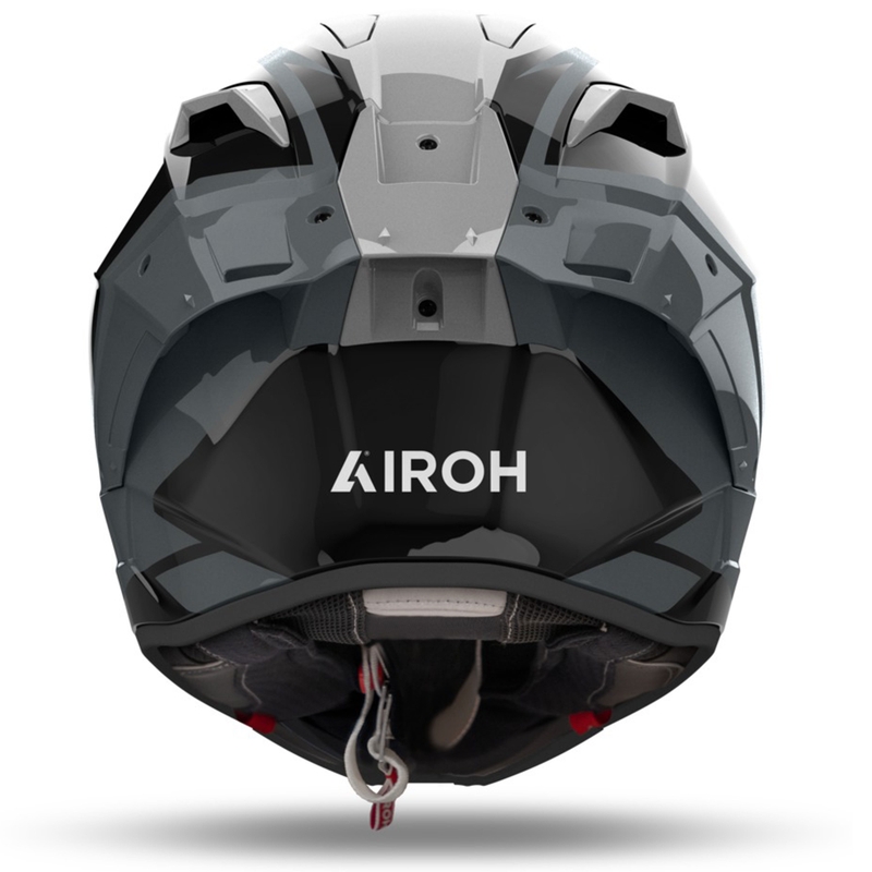 Integrēta motocikla ķivere Airoh GP800 Master metāliska