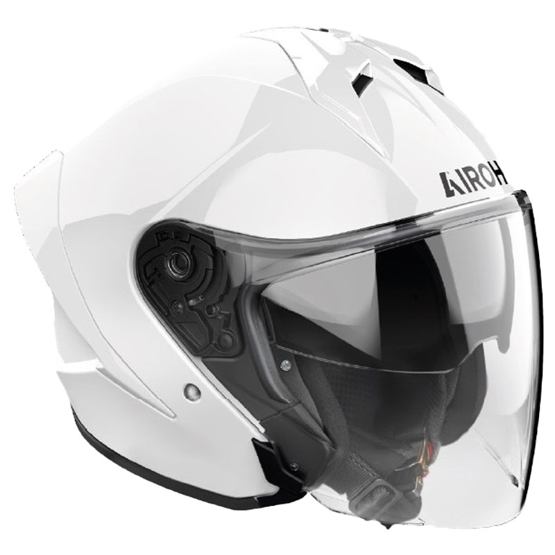 Atvērt motocikla ķivere Airoh H21 Balta krāsa