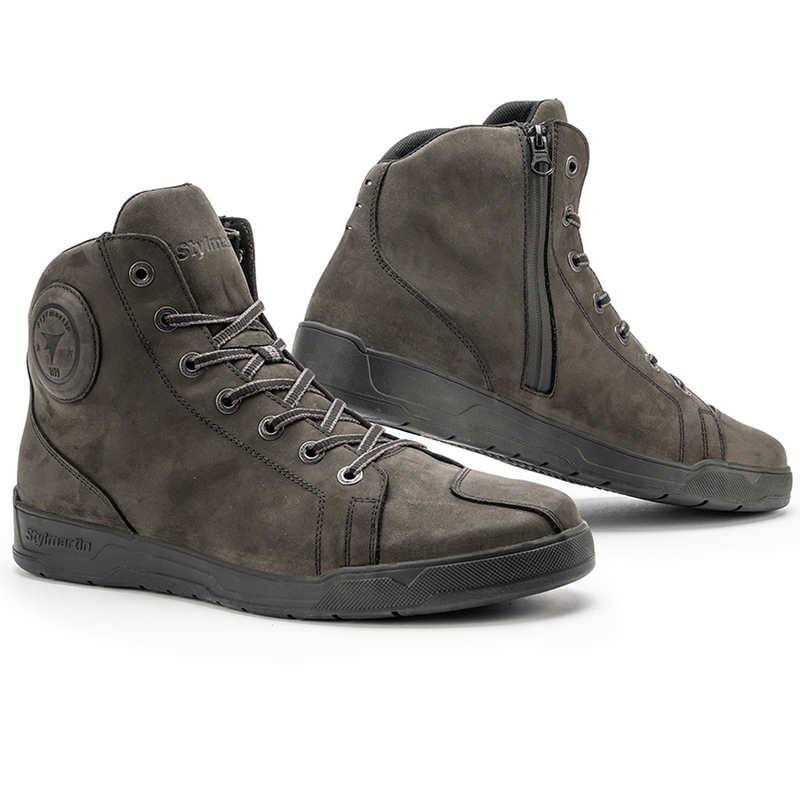 Motocikla zābaki Stylmartin Tank WP tumši pelēki