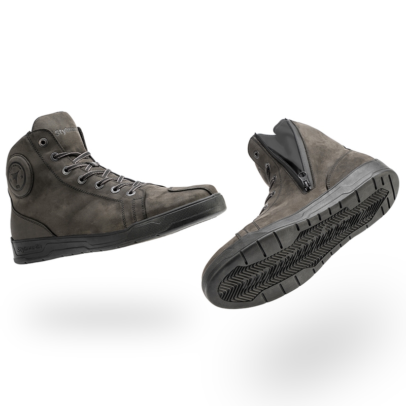 Motocikla zābaki Stylmartin Tank WP tumši pelēki