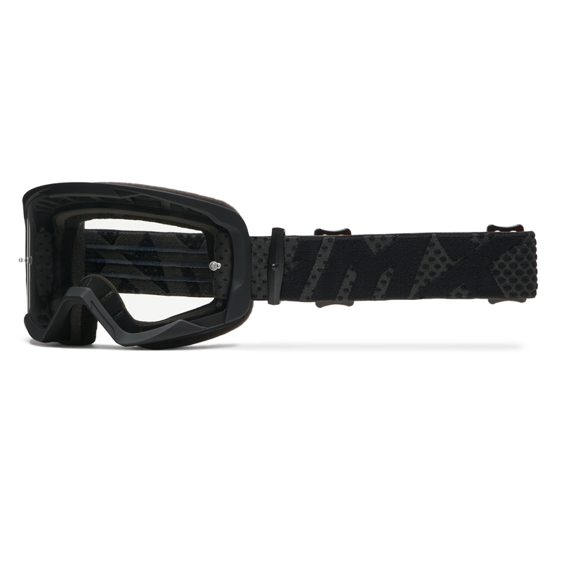 iMX Endurance Flip melni-melnas motokrosa brilles ar iridija pleksi