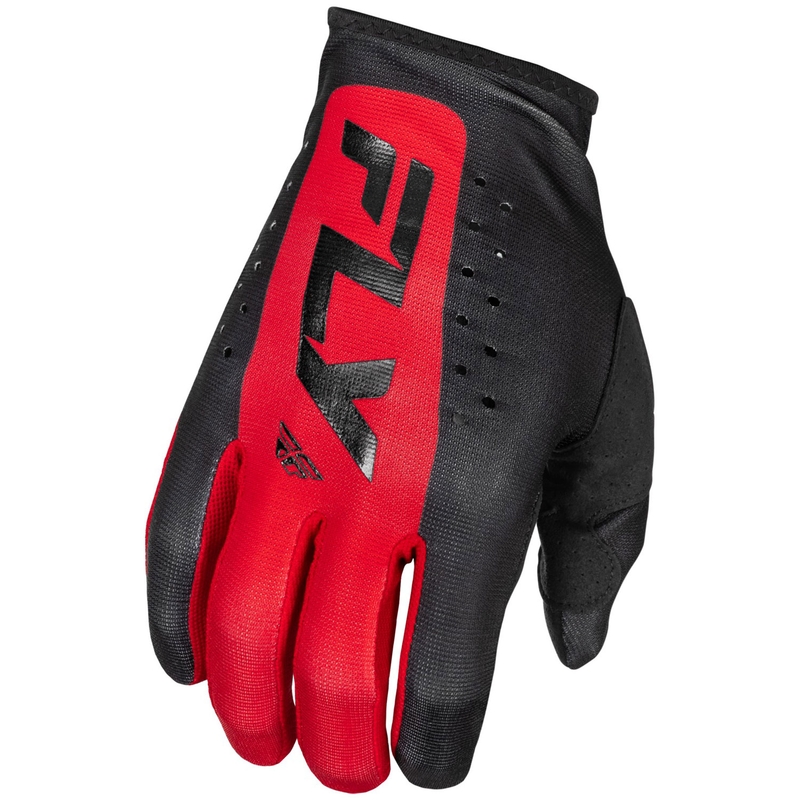 FLY Racing Lite motokrosa cimdi melni-sarkani