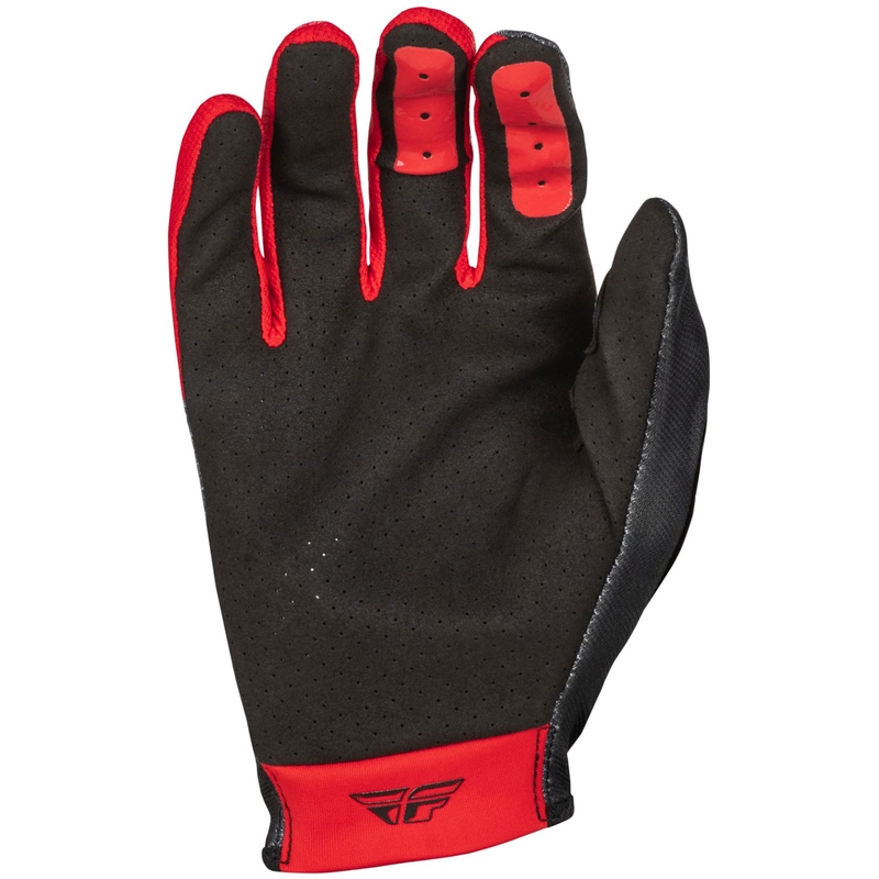 FLY Racing Lite motokrosa cimdi melni-sarkani