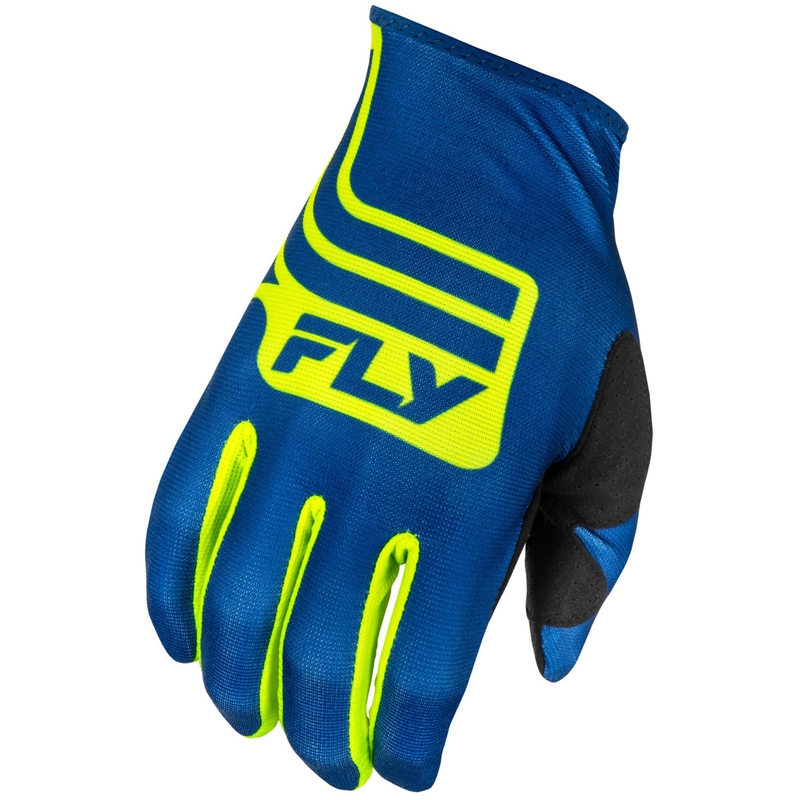 Motokrosa cimdi FLY Racing Lite blue-fluo yellow