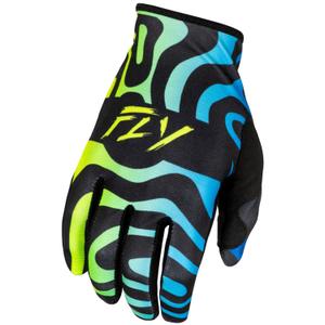 Motokrosa cimdi FLY Racing Lite blue-blue-yellow