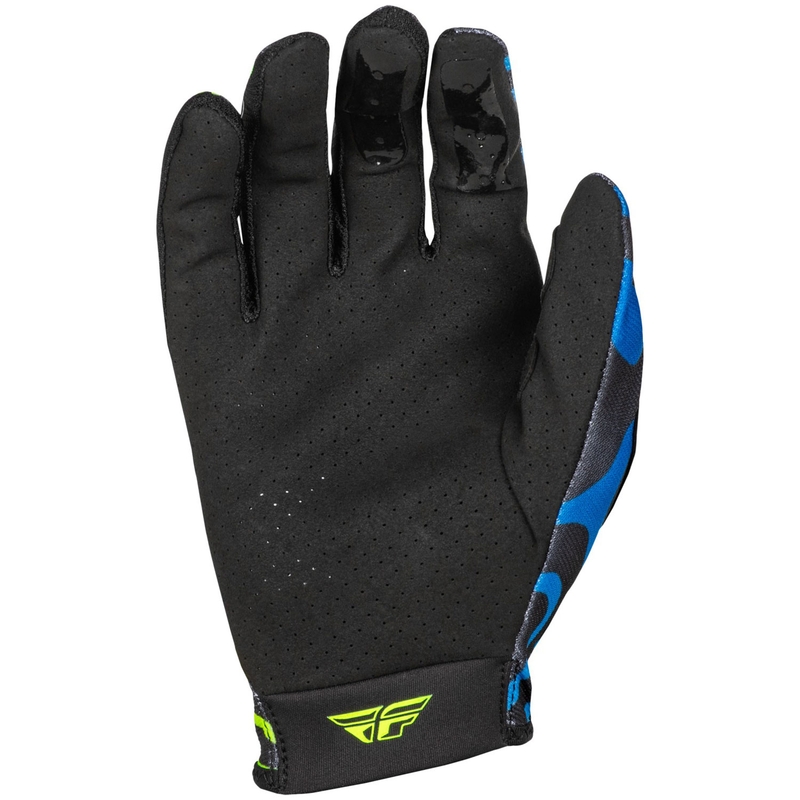 Motokrosa cimdi FLY Racing Lite blue-blue-yellow
