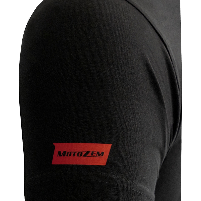 MotoZem T-krekls Motocikli ir mūsu kaislība melns