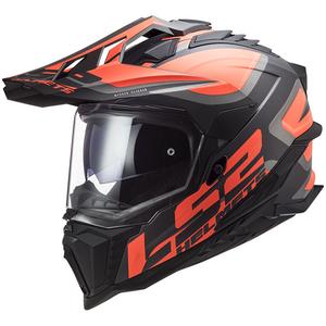 Enduro ķivere LS2 MX701 Explorer Alter melna-fluo oranži-pelēka matēta