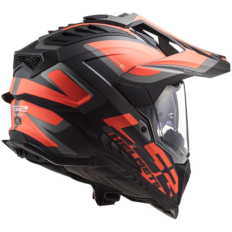 Enduro ķivere LS2 MX701 Explorer Alter melna-fluo oranži-pelēka matēta