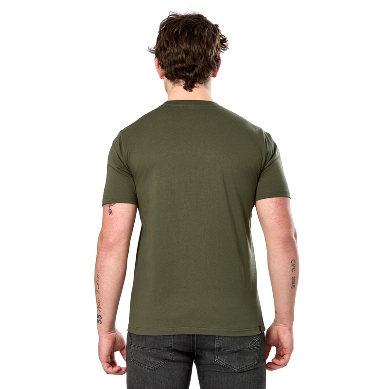 T-krekls Alpinestars Semicircle CSF green