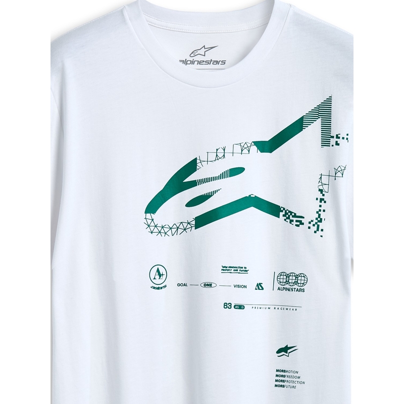 T-krekls Alpinestars Geografica CSF balts
