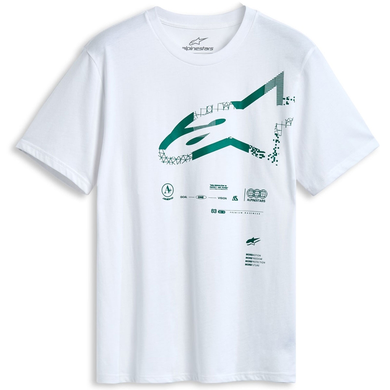 T-krekls Alpinestars Geografica CSF balts