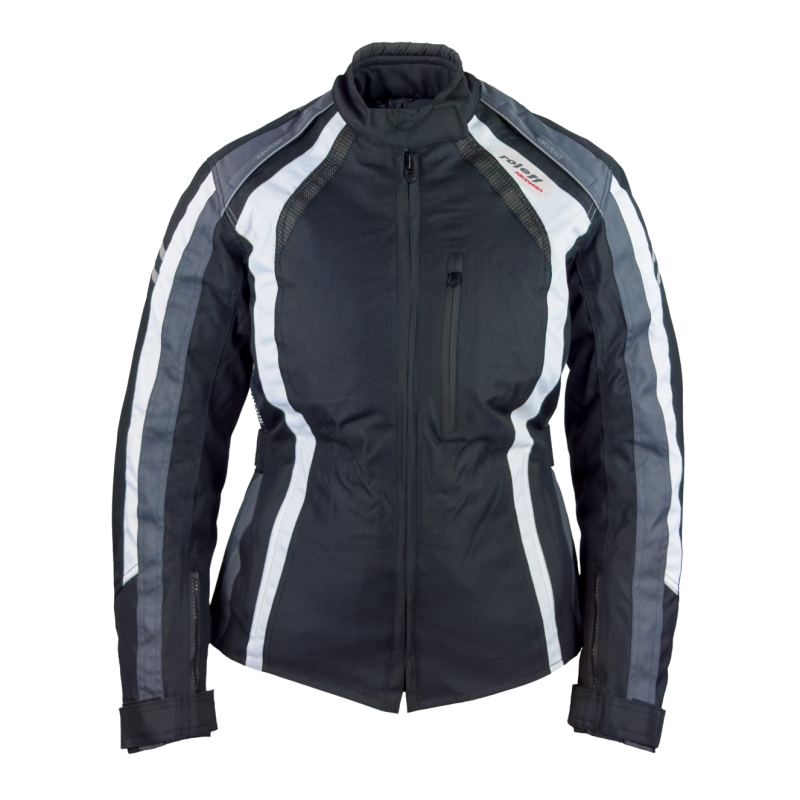 Roleff Venedig Black-Grey-White sieviešu motocikla jaka