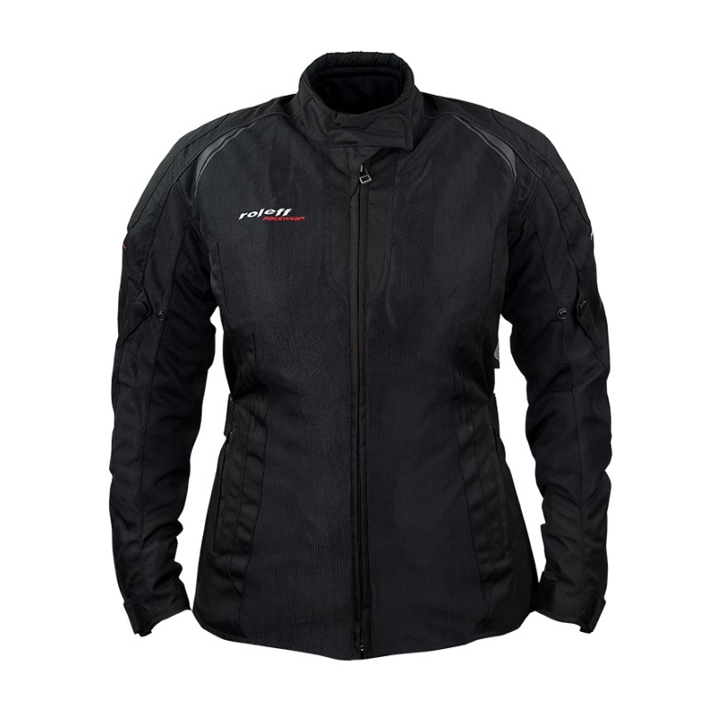 Sieviešu motocikla jaka Roleff Mesh Black