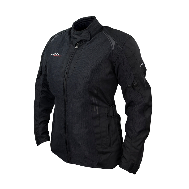 Sieviešu motocikla jaka Roleff Mesh Black