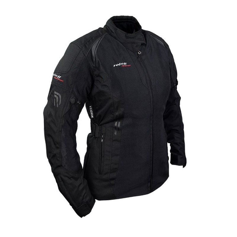 Sieviešu motocikla jaka Roleff Mesh Black