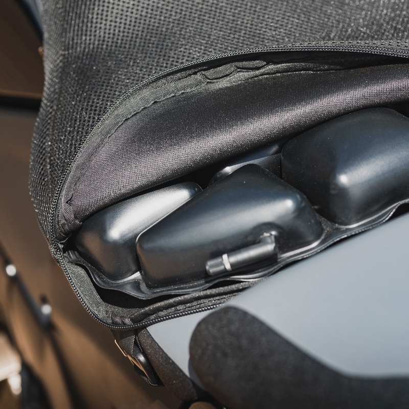 Oxford Air Seat Adventure and Touring piepūšamais sēdekļa spilvens melns