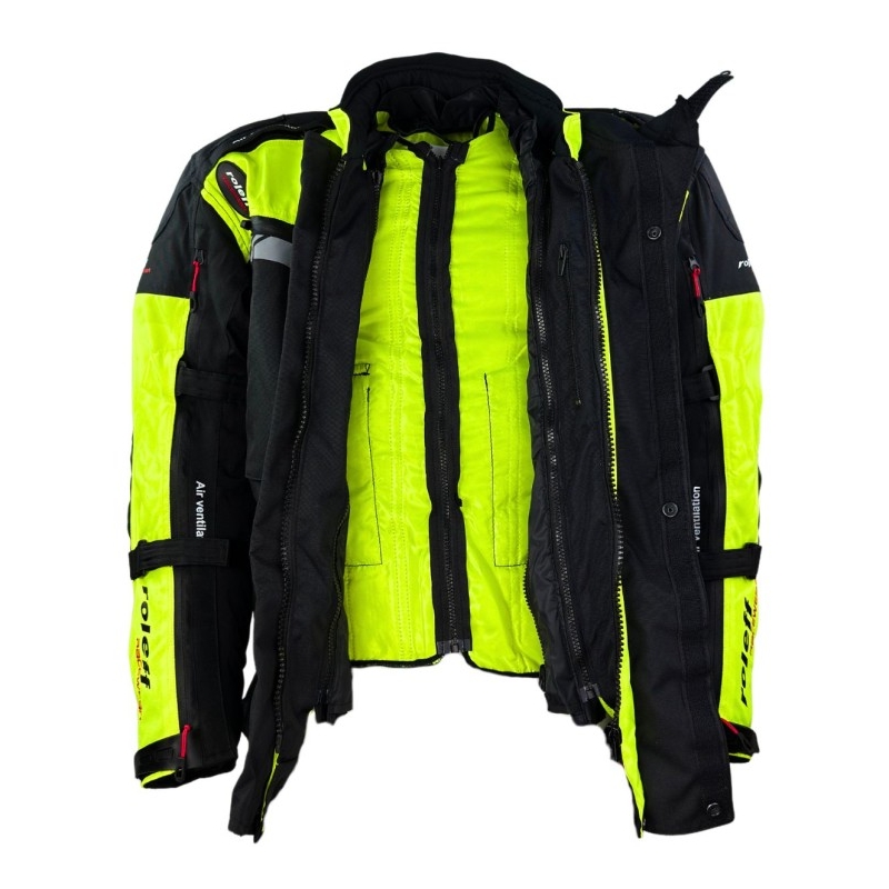 Motocikla jaka Roleff Kodra Enduro black-fluo yellow