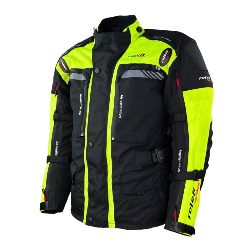 Motocikla jaka Roleff Kodra Enduro black-fluo yellow
