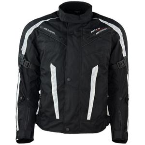 Motocikla jaka Roleff Kodra RO546 melnā un baltā krāsā