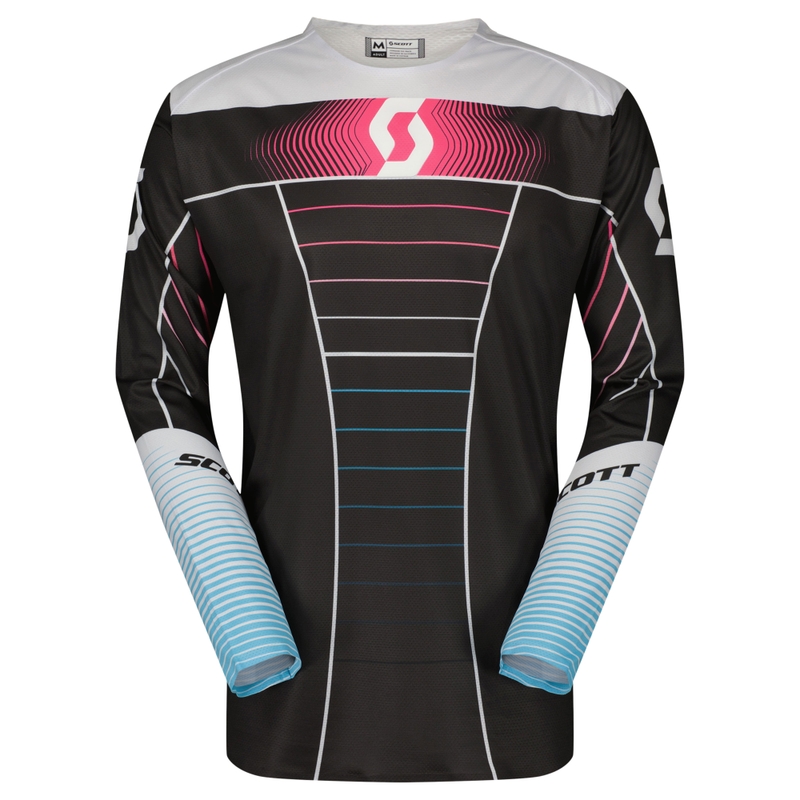 Motokrosa krekliņš SCOTT Podium PRO blue-pink