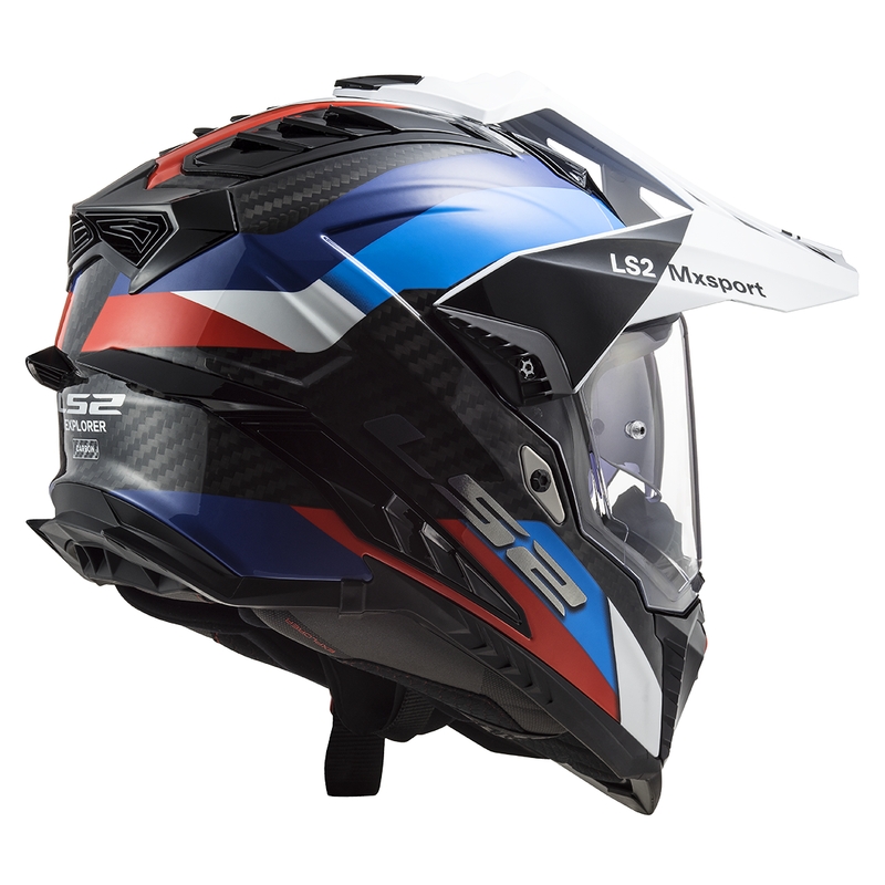 Enduro moto ķivere LS2 MX701 C Explorer Frontier melns-zils