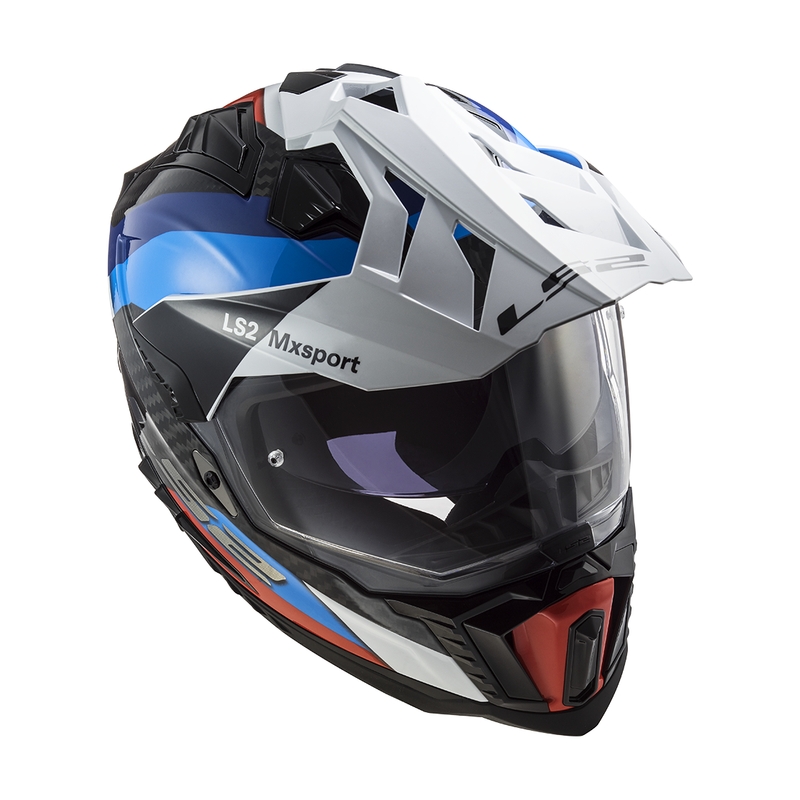 Enduro moto ķivere LS2 MX701 C Explorer Frontier melns-zils