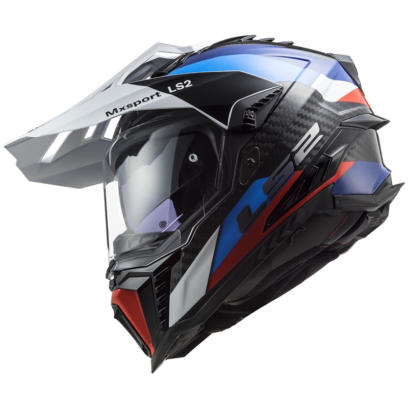 Enduro moto ķivere LS2 MX701 C Explorer Frontier melns-zils