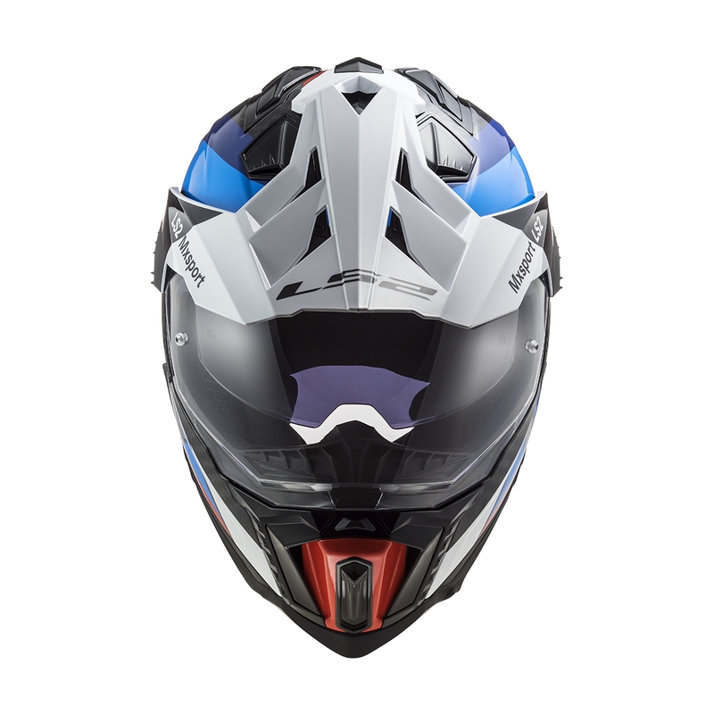 Enduro moto ķivere LS2 MX701 C Explorer Frontier melns-zils