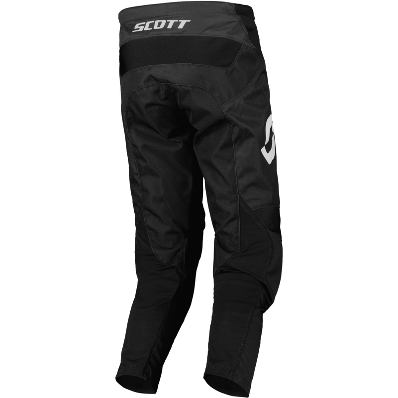 Bērnu motokrosa bikses SCOTT EVO Track Swap melnā un baltā krāsā