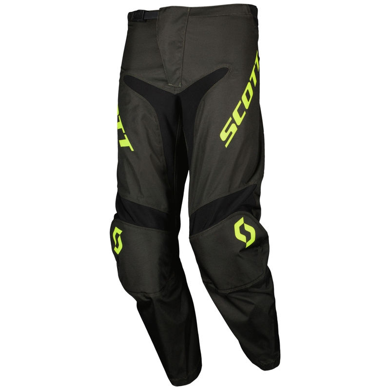 SCOTT Compete motokrosa bikses melnas-fluo dzeltenas